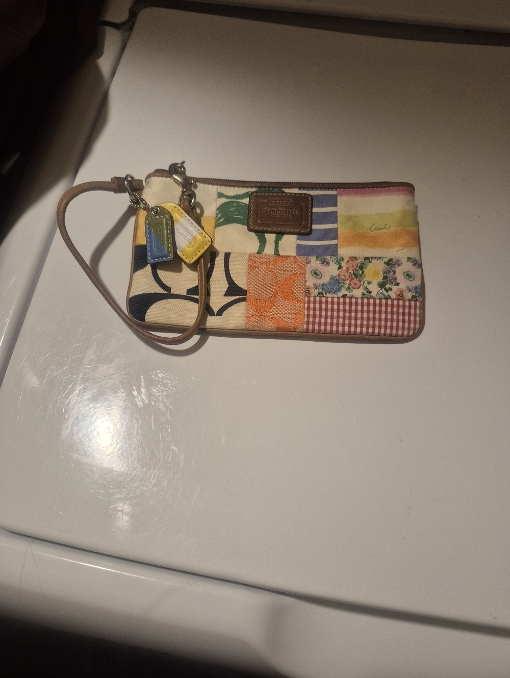 Coach Patchwork Wristlet
